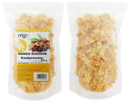 Mango owoc kostka kandyzowana 500 g - MIGOgroup
