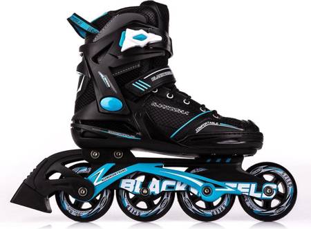 Rolki Blackwheels regulowane Slalom rozmiar 38 (czarno-niebieskie)